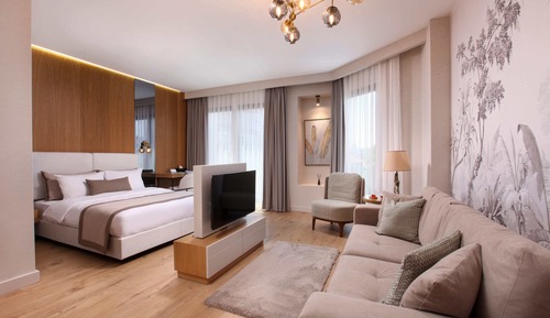 Habitación Deluxe, 1 cama de matrimonio grande, no fumadores, vistas a la ciudad