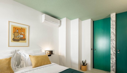 Habitación de diseño con 1 cama doble o 2 individuales
