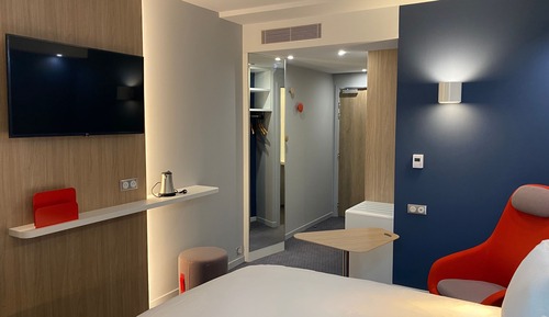 Habitación estándar, 1 cama de matrimonio con sofá cama