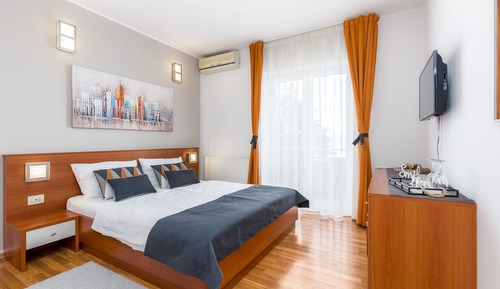 Habitación Deluxe doble, balcón, vistas al mar (104)