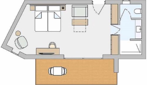 Habitación doble superior de uso individual