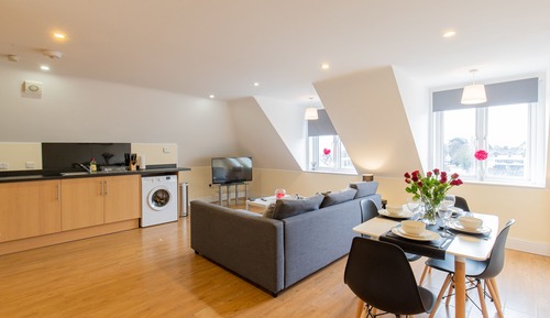 Apartamento Deluxe, baño privado, vistas a la ciudad (2 bedroom Penthouse)