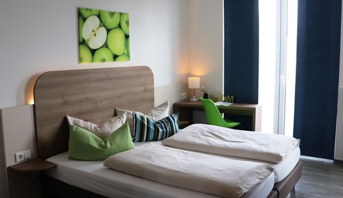Habitación con 1 cama doble o 2 individuales