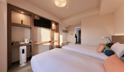 Habitación con 2 camas individuales