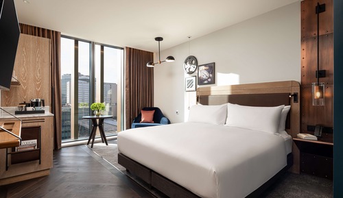 Habitación, 1 cama de matrimonio grande, accesible para personas con discapacidad
