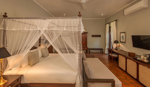 Habitación superior, vistas al jardín