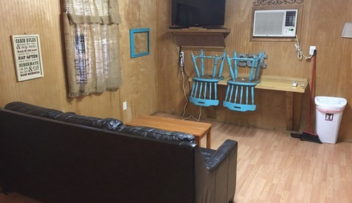 Cabaña Deluxe, 2 camas de matrimonio, vistas a la piscina