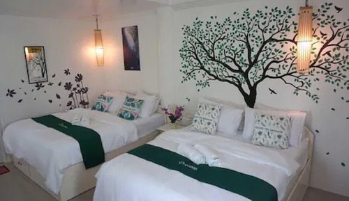 Habitación con 2 camas individuales, 2 camas de matrimonio