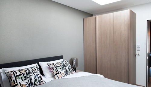 Ático de lujo, 1 cama de matrimonio grande con sofá cama, terraza