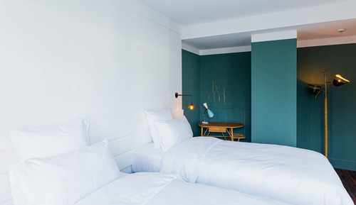 Habitación con 2 camas individuales