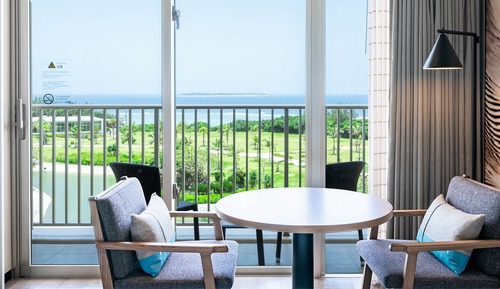 Habitación Deluxe, 1 cama de matrimonio grande, vistas al mar