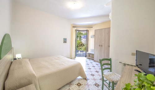 Habitación clásica con 1 cama doble o 2 individuales, vistas al jardín