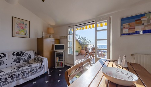 Apartamento, 1 habitación, vistas al mar