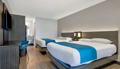 Habitación Deluxe, 2 camas de matrimonio, no fumadores, cocina básica