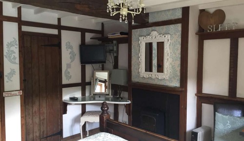Cabaña romántica, 1 cama de matrimonio grande