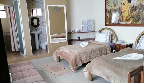 Habitación estándar con 2 camas individuales, varias camas