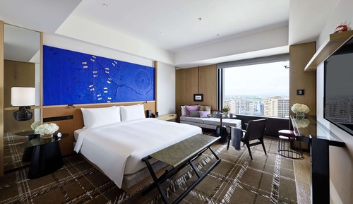 Habitación Deluxe, 1 cama de matrimonio grande con sofá cama