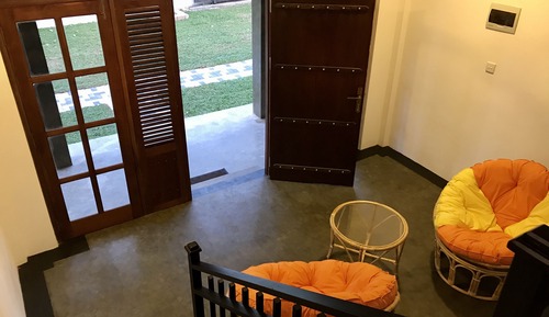 Cabaña de lujo, 1 cama de matrimonio grande, vistas al jardín