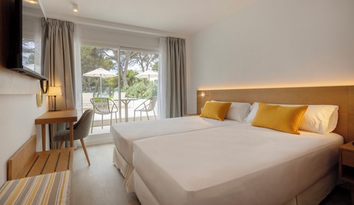 Habitación doble superior, terraza, vistas al mar