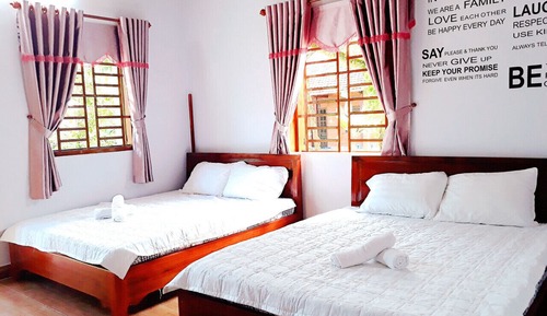 Habitación familiar, vistas al jardín
