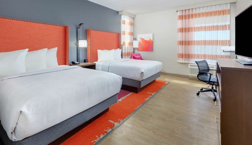 Habitación Deluxe, 2 camas de matrimonio, no fumadores