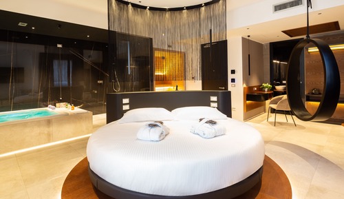 Suite, 1 habitación, bañera de hidromasaje (sauna and emotional shower)