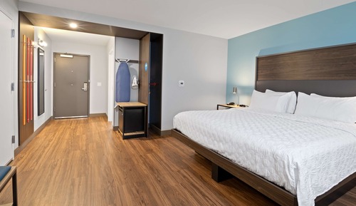 Habitación, 1 cama de matrimonio grande, accesible para personas con discapacidad, bañera