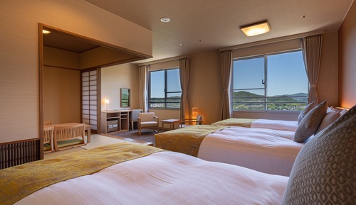 Habitación tradicional, no fumadores (Japanese-Western style, With bath)