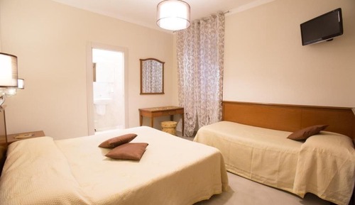 Habitación con 1 cama doble o 2 individuales