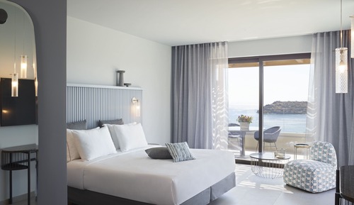 Habitación, 2 habitaciones, habitaciones comunicadas, vistas al mar