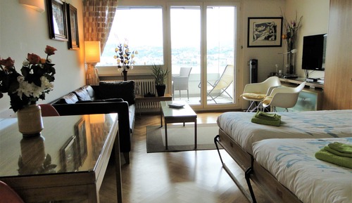 Apartamento, 1 habitación, terraza, vistas a la montaña