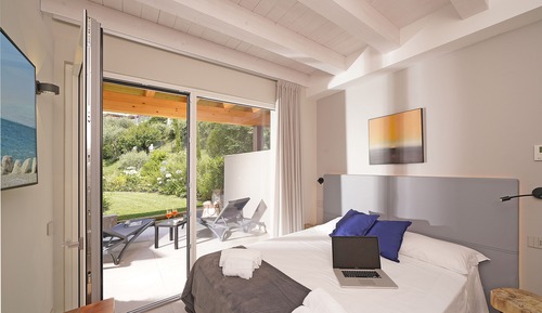 Apartamento Deluxe, 2 habitaciones, vistas parciales al lago, en la zona del jardín
