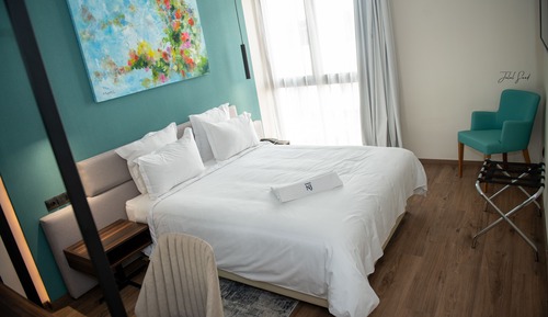 Habitación con 1 cama doble o 2 individuales