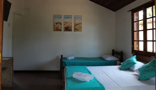 Habitación cuádruple, balcón