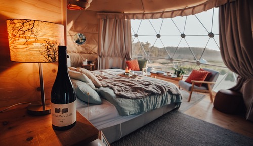 Tienda panorámica (Outdoor Tub, Sauvignon Glampers Dome)