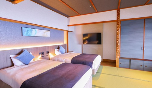 Habitación superior, no fumadores, vistas al mar (Japanese-Style Bed, Twin, Shower Only)