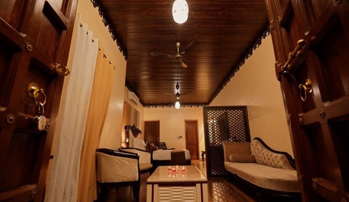 Habitación, piscina privada