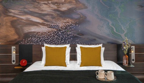 Habitación superior, 1 cama de matrimonio con sofá cama