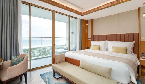 Habitación junior, 1 cama de matrimonio grande, vistas al mar