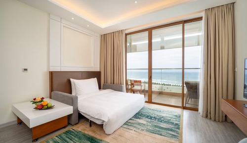 Estudio, 1 cama doble, vistas al mar (Residence)