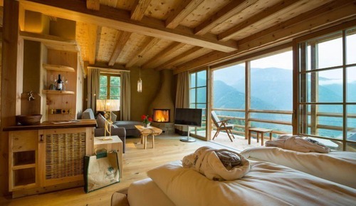 Suite romántica, balcón