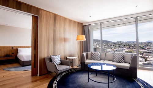 Suite, 1 habitación, Acceso al salón del club, vistas a la ciudad