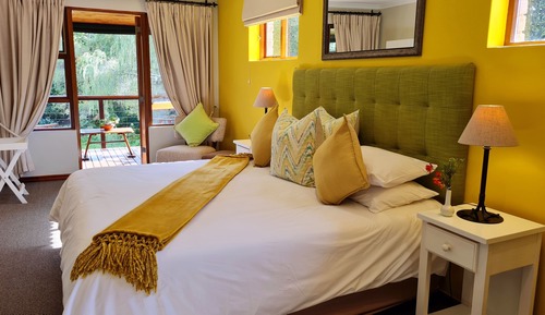 Habitación Confort doble, 1 cama de matrimonio grande, terraza, vistas al jardín