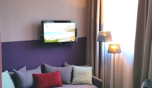 Habitación familiar, 1 cama de matrimonio grande con sofá cama, no fumadores (with Sofabed)