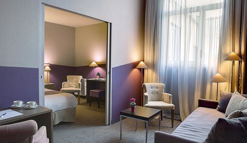 Suite, 1 cama de matrimonio grande con sofá cama, no fumadores (with Sofabed)