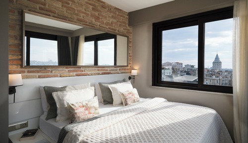 Habitación Deluxe doble, 1 cama de matrimonio, vistas al mar