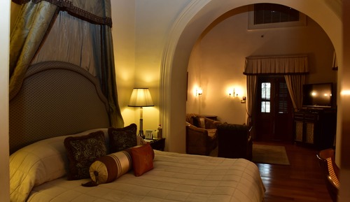 Habitación, 1 cama de matrimonio grande, vistas al jardín