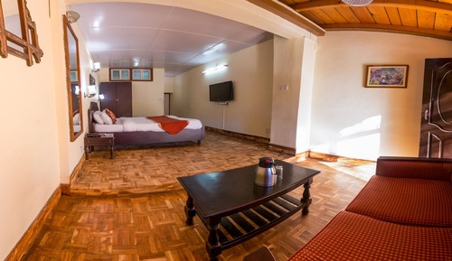 Habitación panorámica, 1 cama de matrimonio grande, balcón