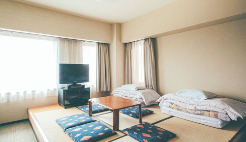 Habitación, no fumadores (Japanese Western, 2 Beds 2 Futons)