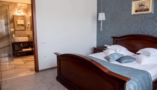Suite ejecutiva, 1 cama de matrimonio grande, no fumadores (Living Room)